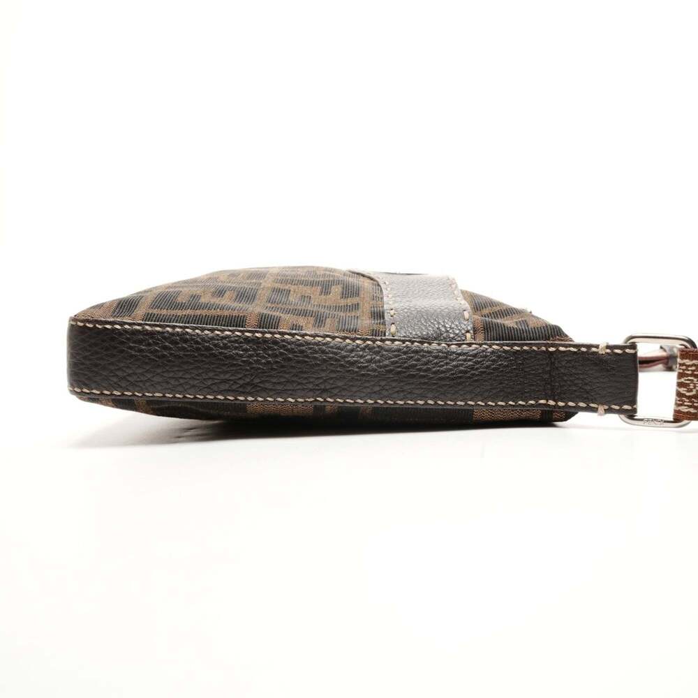 FENDI Brown Canvas Zucca Shoulder Bag - Picture 4 of 12